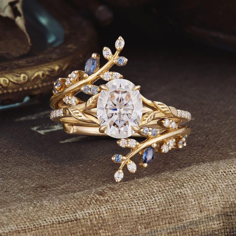 Copper Zircon Ring