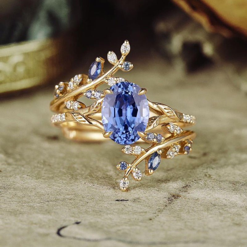 Copper Zircon Ring
