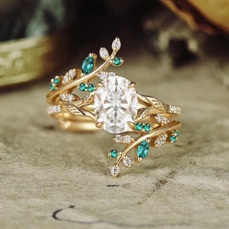 Copper Zircon Ring