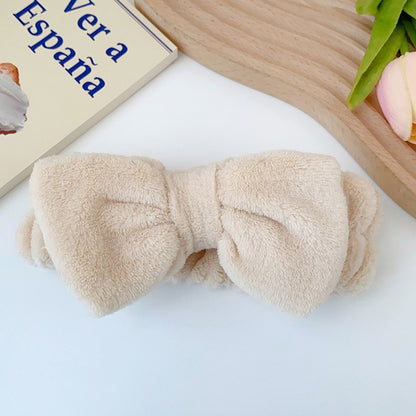 Coral Fleece Absorbent Headband and Wristband Set