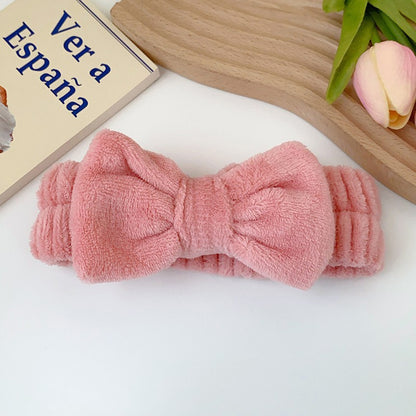 Coral Fleece Absorbent Headband and Wristband Set