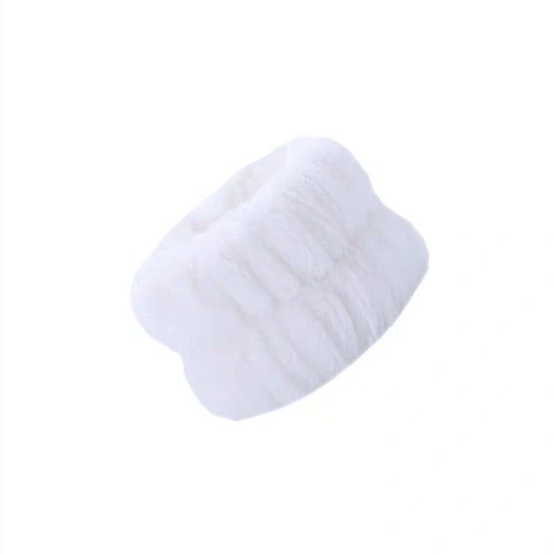 Coral Fleece Absorbent Headband and Wristband Set