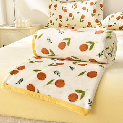 Coral fleece blanket