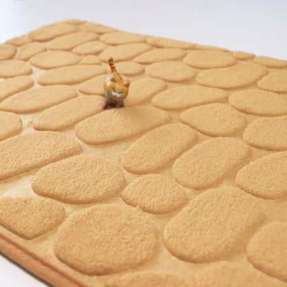 coral fleece mat