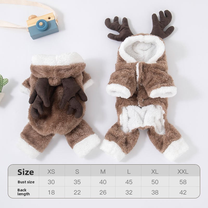 Coral Fleece Pet Costume