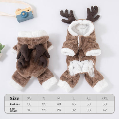 Coral Fleece Pet Costume