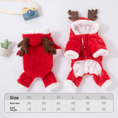 Coral Fleece Pet Costume