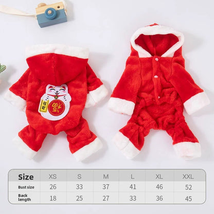Coral Fleece Pet Costume