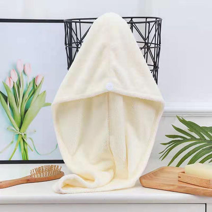 Coral Fleece Quick-Dry Hair Drying Cap
