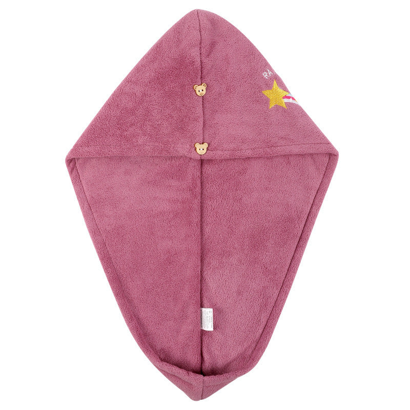 Coral Fleece Quick-Dry Hair Drying Cap