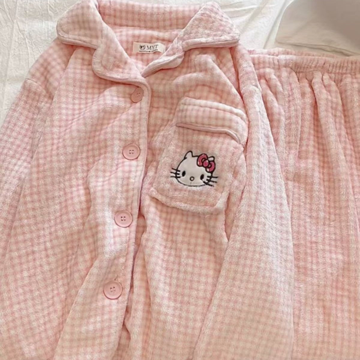 Coral Fleece Women's Winter Pajama Set
