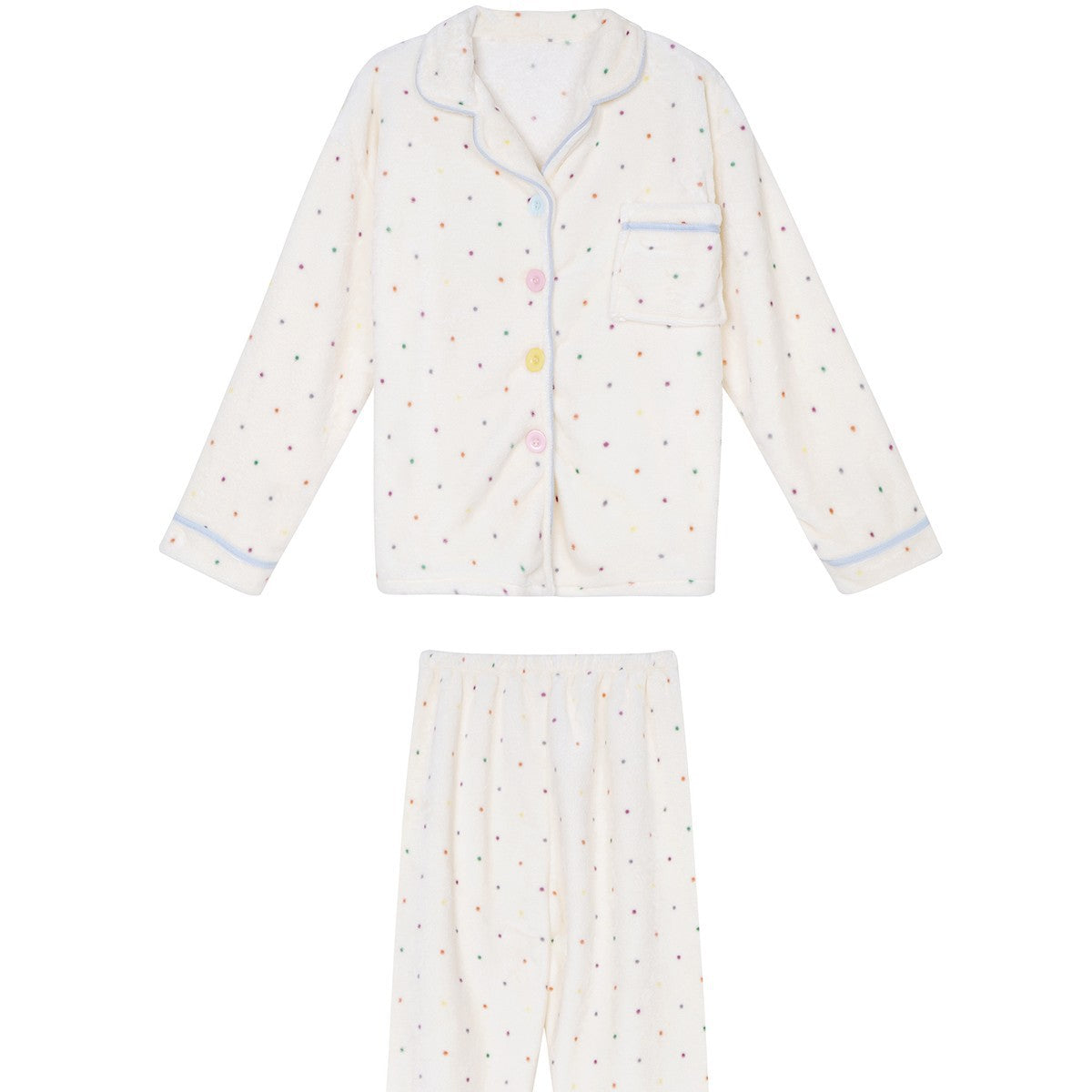 Coral Fleece Women's Winter Pajama Set