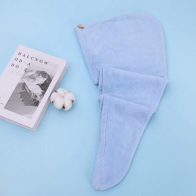 Coral Velvet Dry Hair Cap