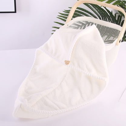 Coral Velvet Dry Hair Cap