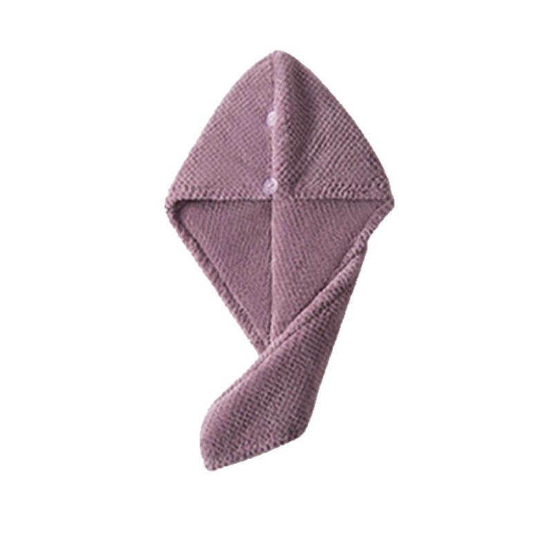 Coral Velvet Dry Hair Cap Quick Drying Towel
