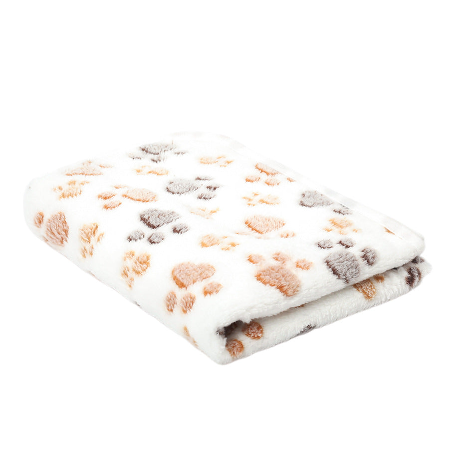 Coral Velvet Pet Warm Blanket for Dogs and Cats