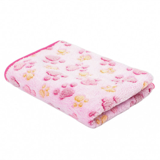 Coral Velvet Pet Warm Blanket for Dogs and Cats