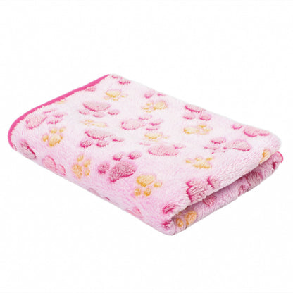 Coral Velvet Pet Warm Blanket for Dogs and Cats