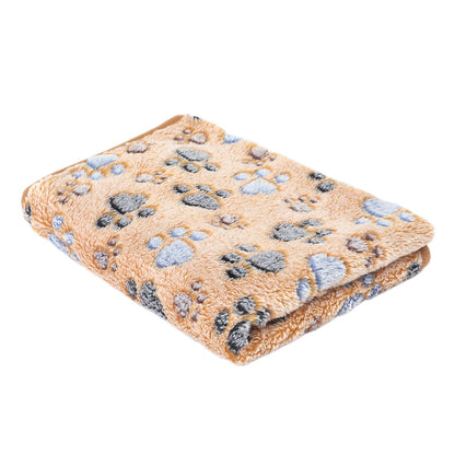 Coral Velvet Pet Warm Blanket for Dogs and Cats