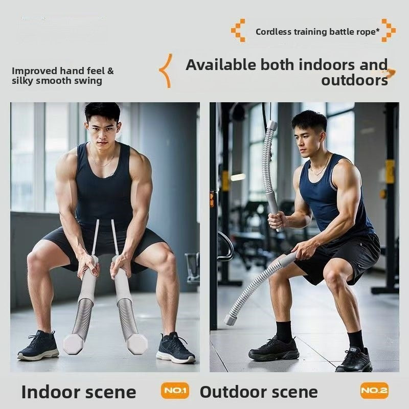Cordless Battle Rope for Strength Training