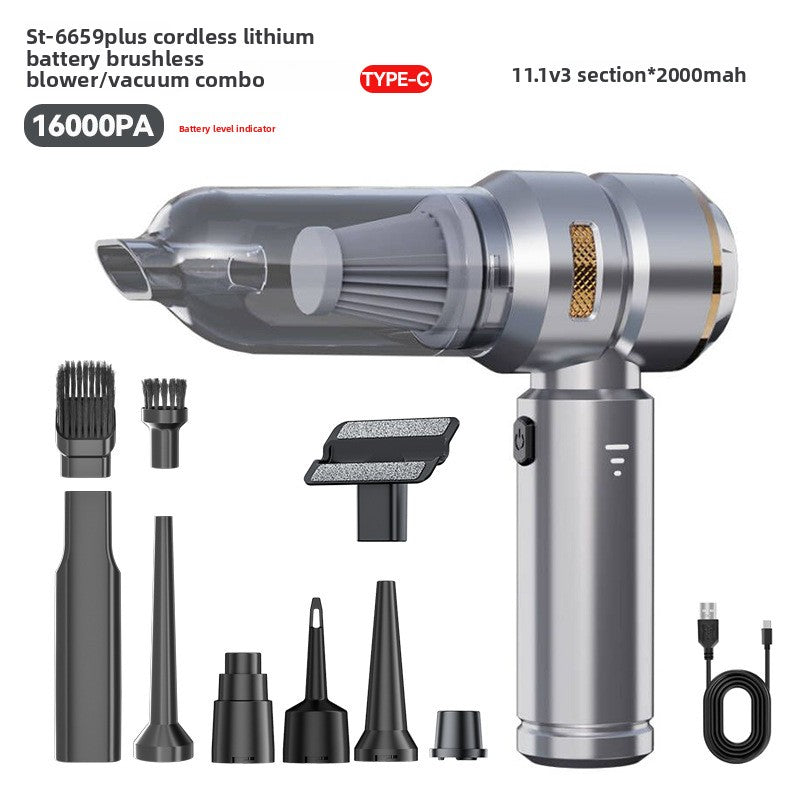 Cordless Car Vacuum Cleaner with Blowing Function