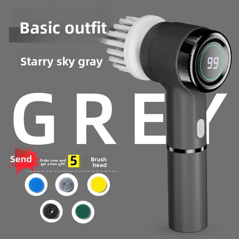 Cordless Electric Cleaning Brush with Multiple Attachments