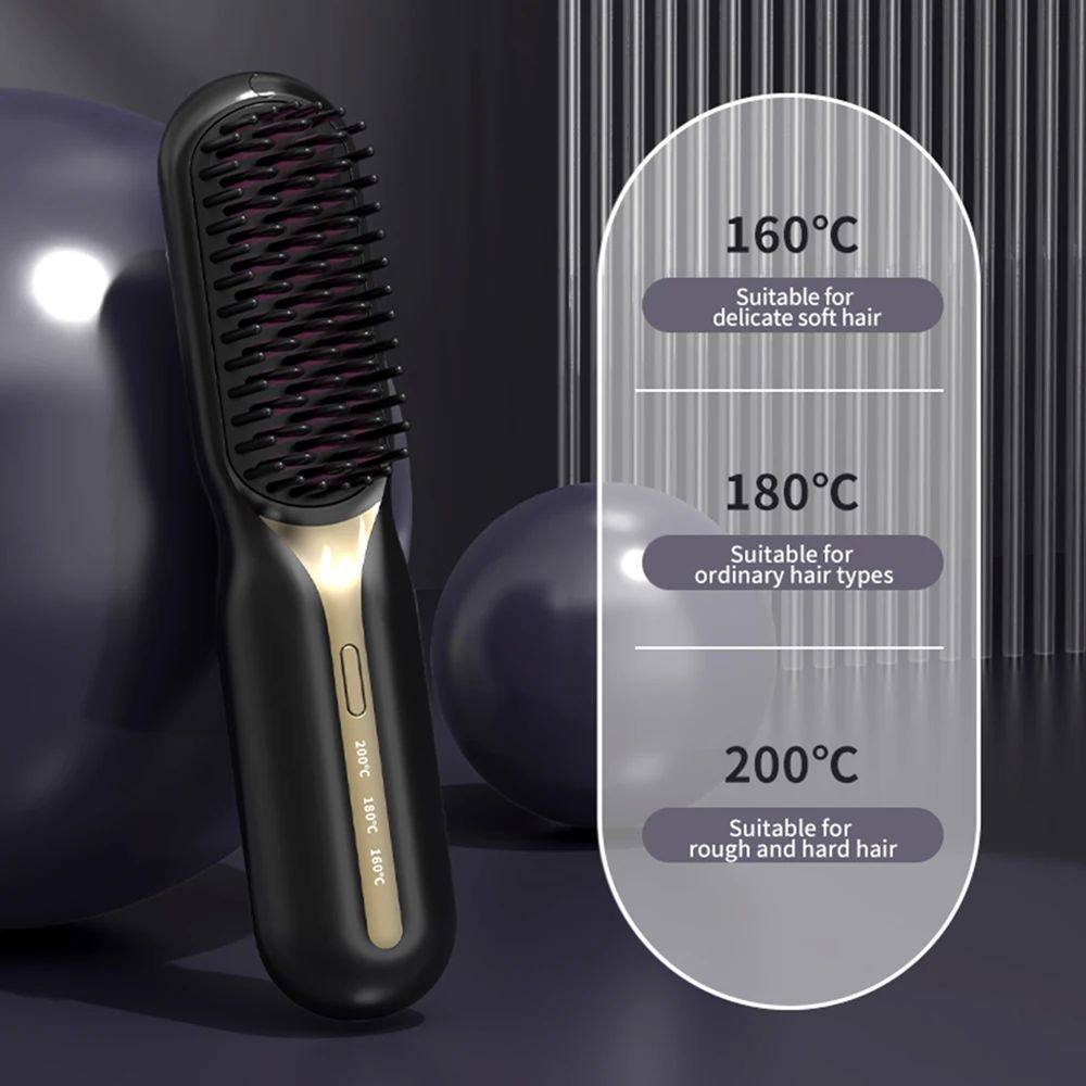 Cordless Hair Straightener Comb