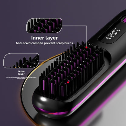Cordless Hair Straightener with Negative Ion Technology