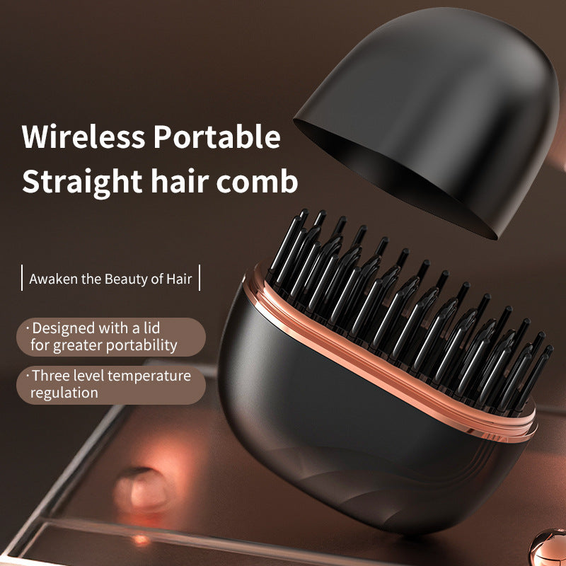 Cordless Hair-Straightening Comb