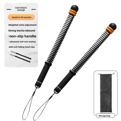 Cordless spring rope swing training equipment