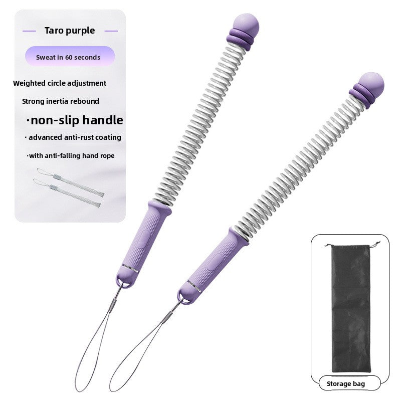 Cordless spring rope swing training equipment