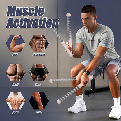 Cordless spring rope swing training equipment