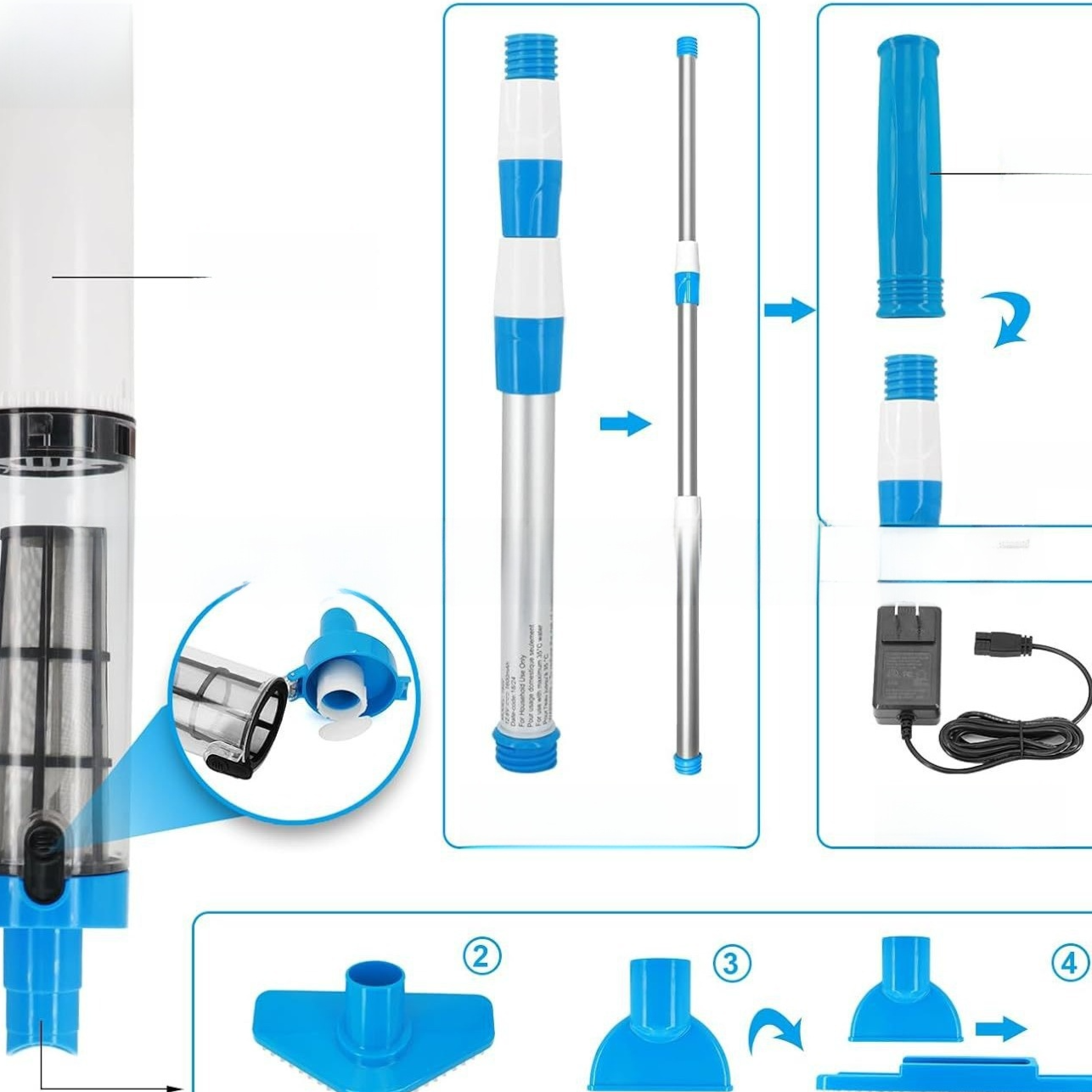 Cordless Swimming Pool Vacuum Cleaner