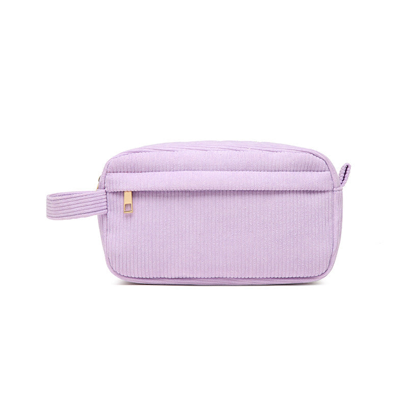 Corduroy Cosmetic Storage Bag