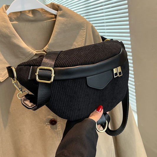 Corduroy Crossbody Bag