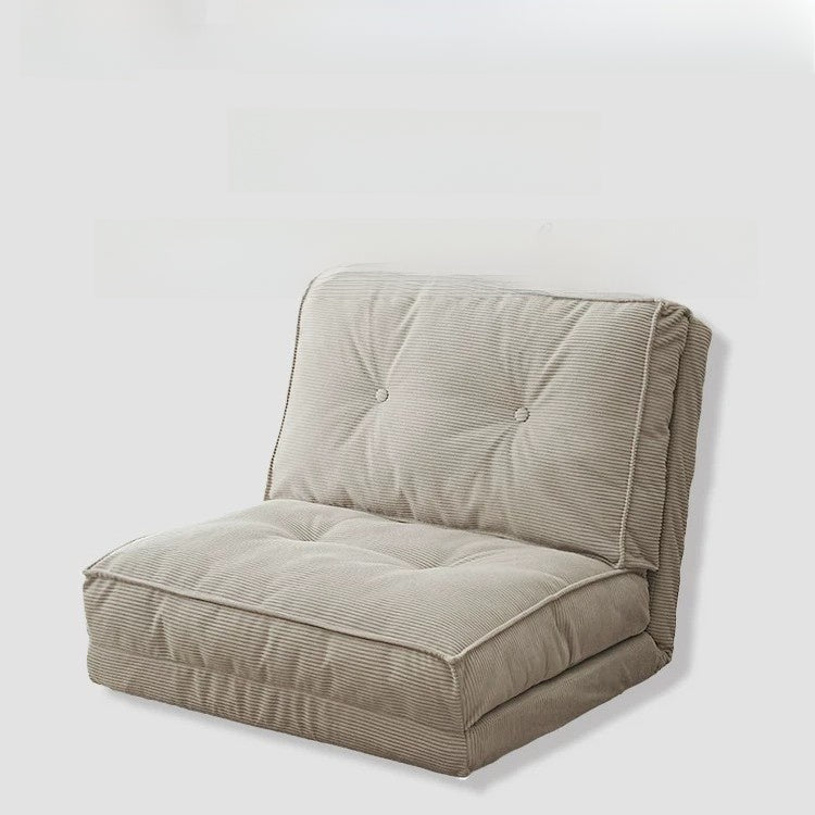 Corduroy folding sofa