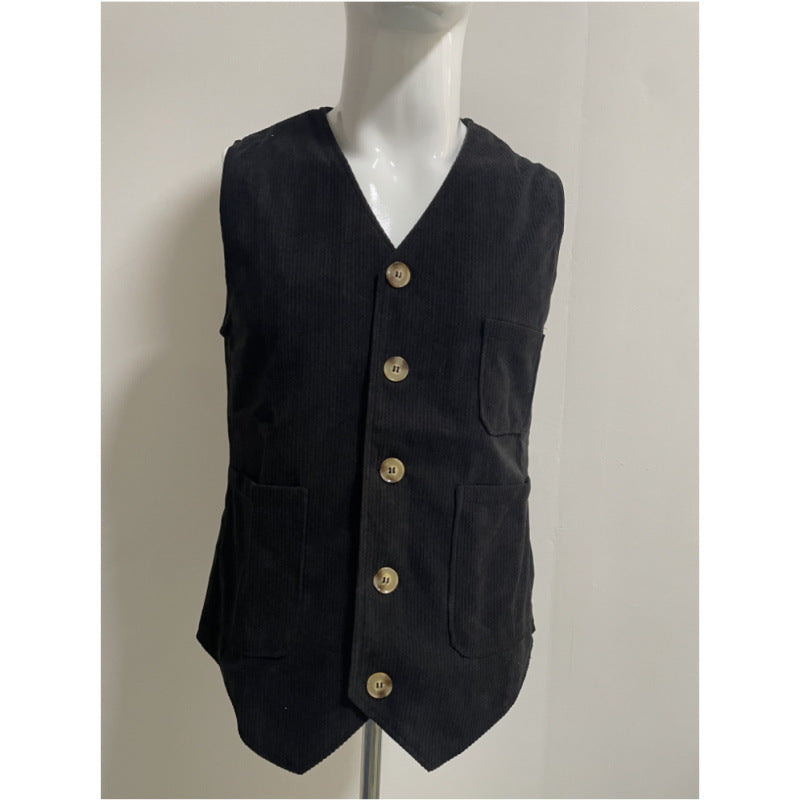 Corduroy Jacket Vest
