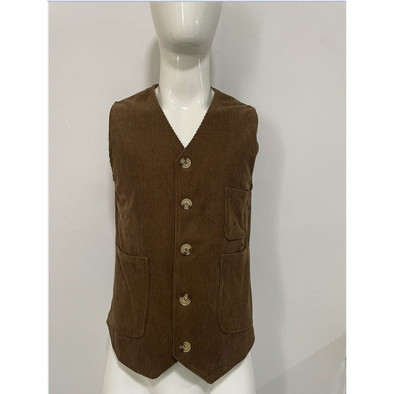 Corduroy Jacket Vest