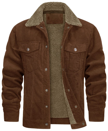 Corduroy Jacket with Wool Liner