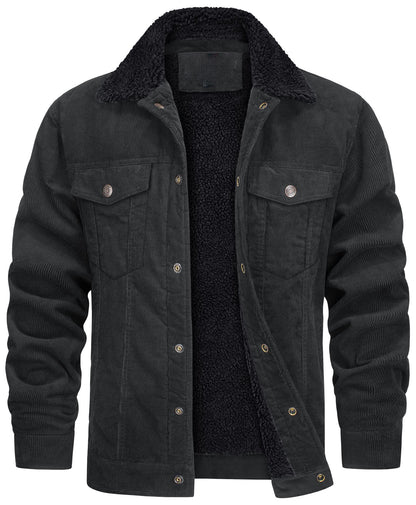 Corduroy Jacket with Wool Liner