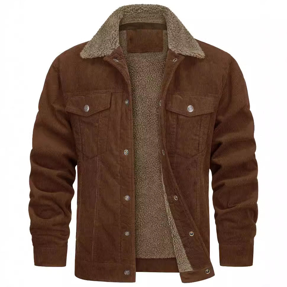 Corduroy Jacket with Wool Liner