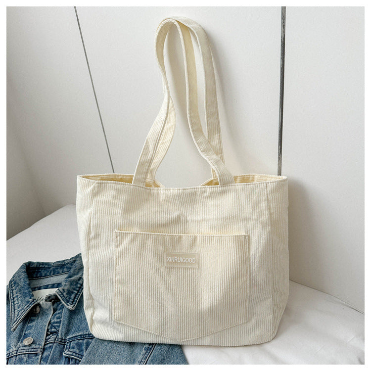 Corduroy Messenger Bag for Women