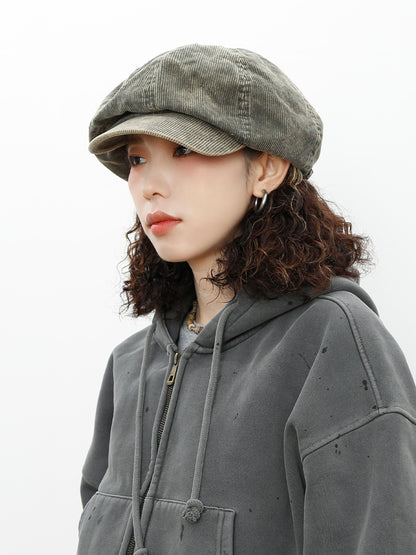 Corduroy Newsboy Hat