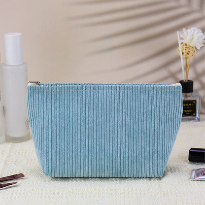 Corduroy portable storage bag