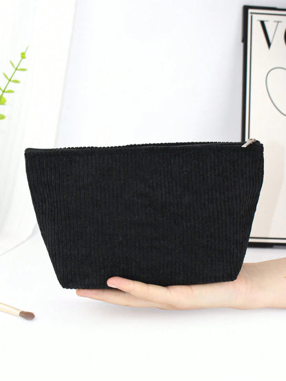 Corduroy portable storage bag
