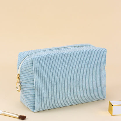 Corduroy portable storage bag
