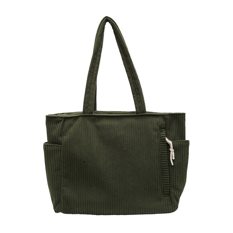 Corduroy Shoulder Bag
