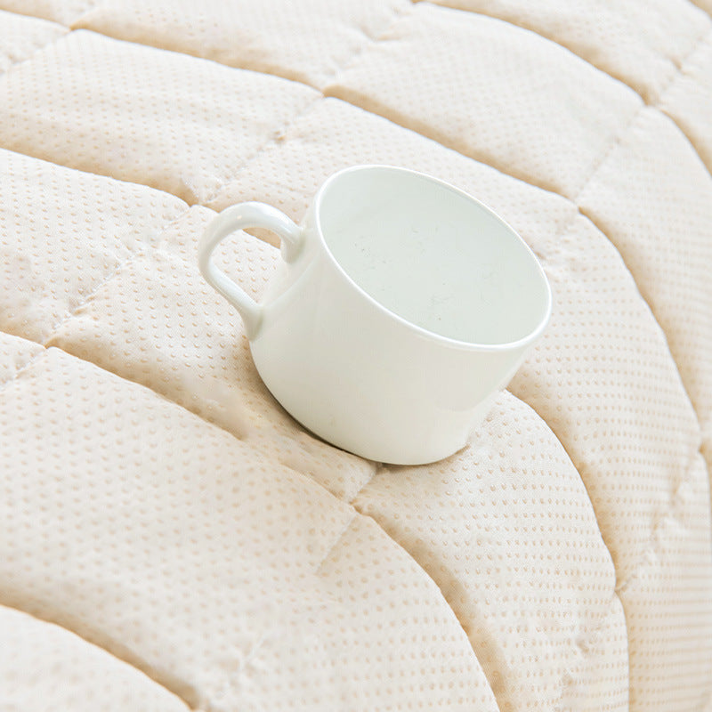 Corduroy Sofa Cushion Cover Plush Seat Pad