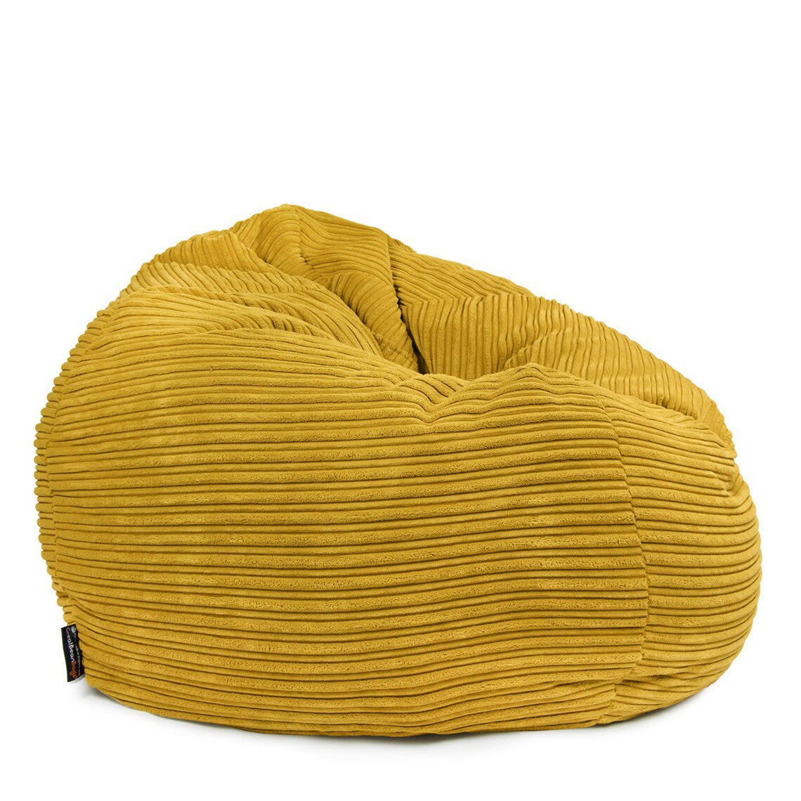 Corduroy teardrop-shaped bean bag cover