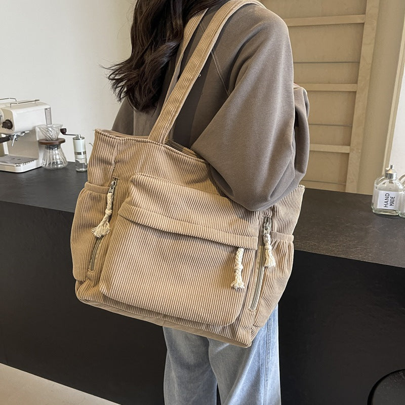 Corduroy Tote Bag